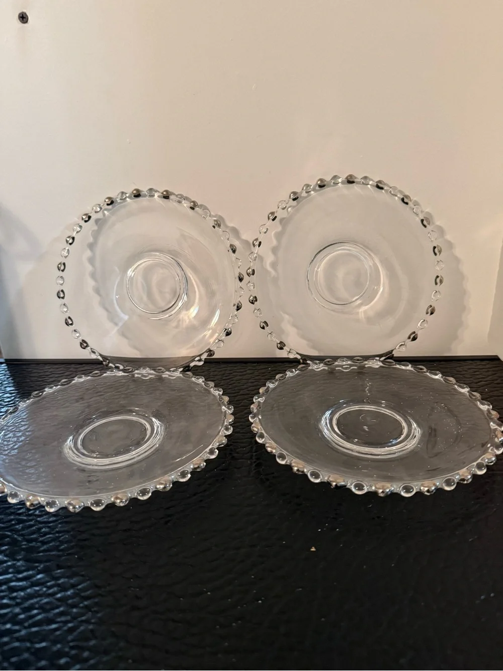 candlewick dessert plates Pre-Owned. 7” - Set of 4